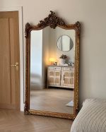 Зеркало в золотой резной раме в полный рост Imperial Grande