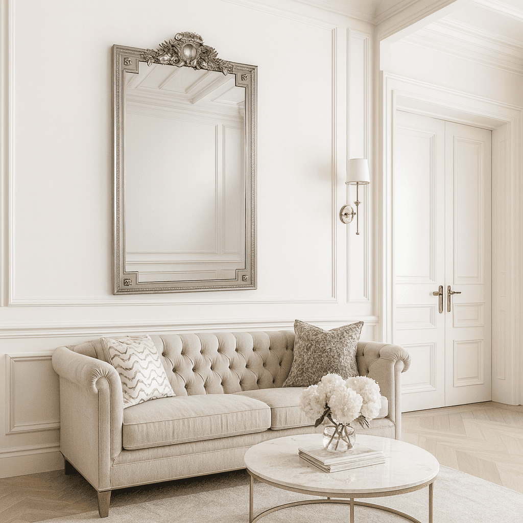 Зеркало в серебряной раме Solo Silver Зеркало в серебряной раме Solo Silver — изображение 1