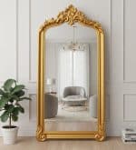 Золотое зеркало в полный рост Лоренцо