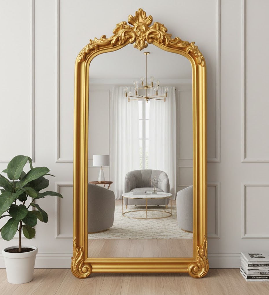 unnamed-6 Золотое зеркало в полный рост Лоренцо — изображение 1