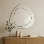 Дизайнерское настенное зеркало Double Triangle