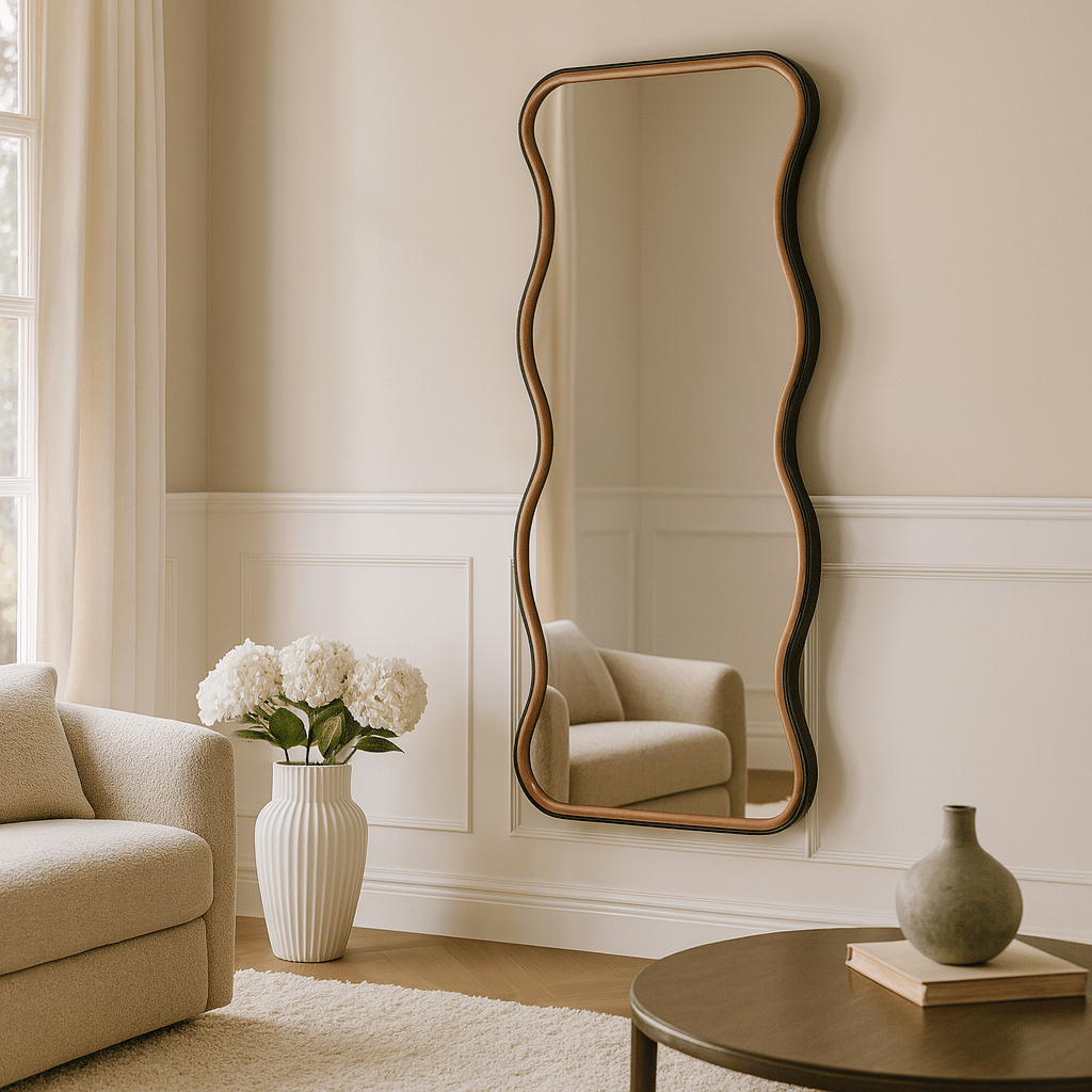 Зеркало в волнистой раме в полный рост Wave Зеркало в волнистой раме в полный рост Wave — изображение 1